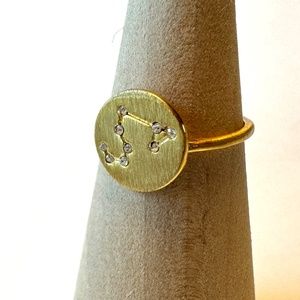 Leo Constellation Ring, size 6, zodiac